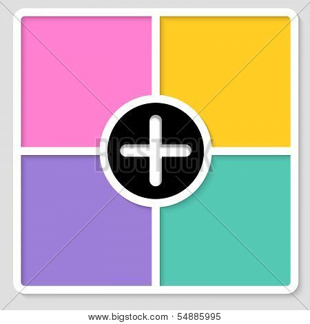Abstract Frame With Plus