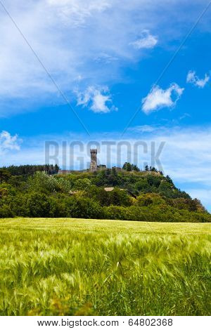 Radicofani fortress in Siena, Italy
