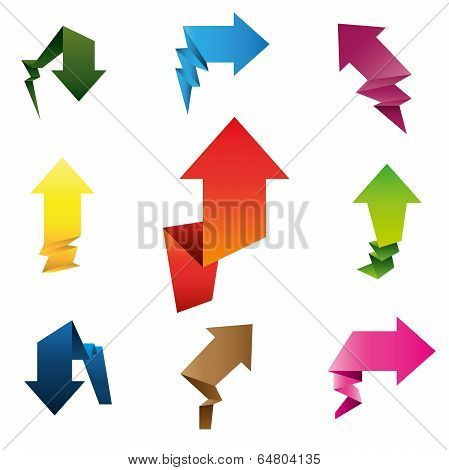 pop up arrow sign