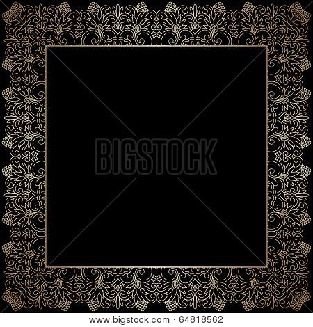 Vector Gold Ornament.