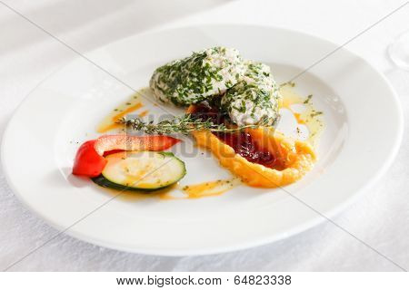 chicken cutlets with vegetables