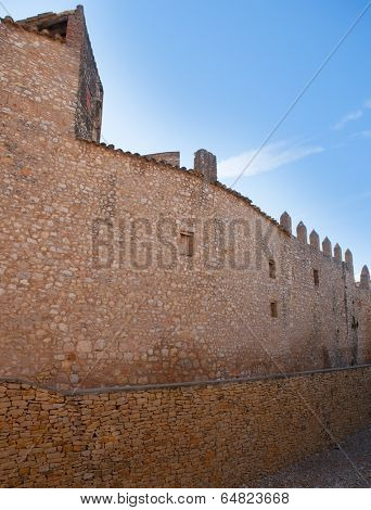 San Mateo sant Mateu de Montesa in Castellon Maestrazgo of Spain