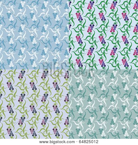 Ornate floral seamless texture