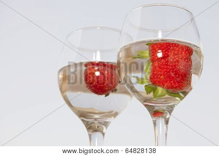 two glass water