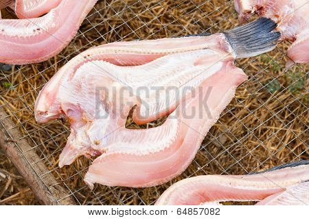 Dried Striped Snakehead Fish