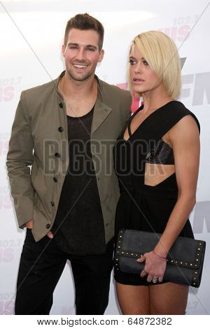 LOS ANGELES - MAY 10:  James Maslow, Peta Murgatroyd at the 2014 Wango Tango at Stub Hub Center on May 10, 2014 in Carson, CA