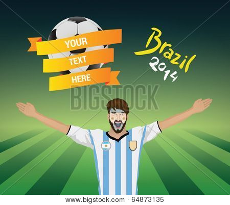 Argentina football fan