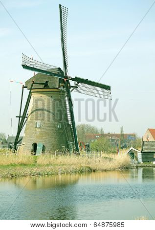 Windmills At Kinderdijk, Netherlands