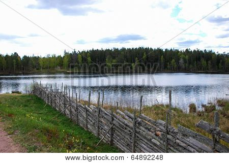 Traditional Wooden Fence