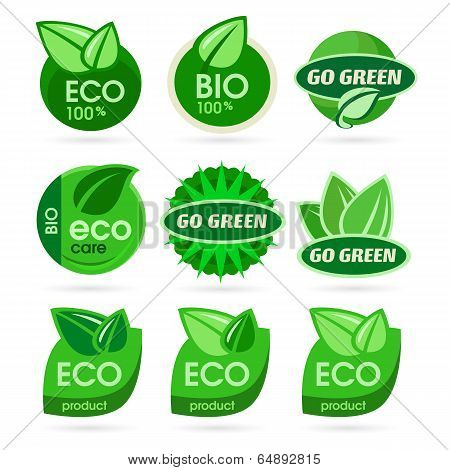 Bio - Ecology - Green Icon Set