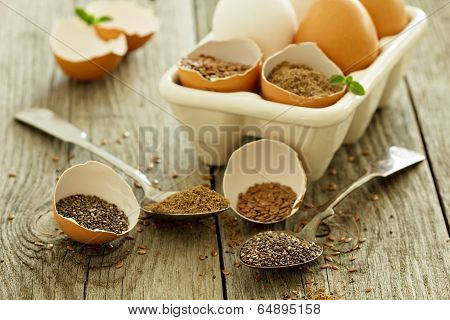 Natural egg replacers