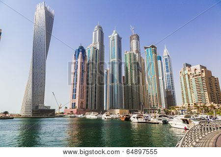 Dubai Marina Cityscape, Uae