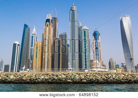 Dubai Marina Cityscape, Uae