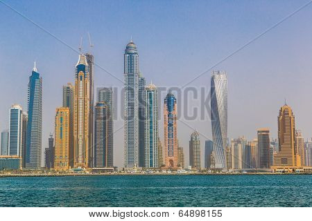 Dubai Marina Cityscape, Uae