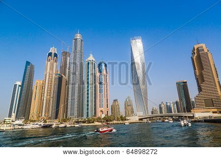 Dubai Marina Cityscape, Uae