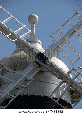 Detailní záběr větrný mlýn