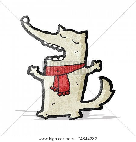 cartoon wolf