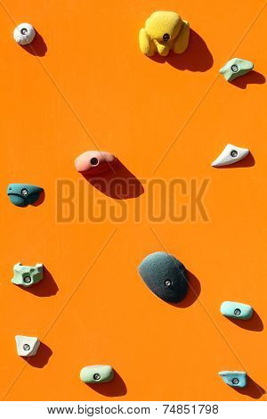 Rock climbing wall