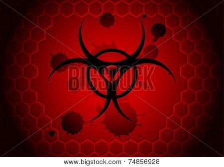 vector biohazard symbol