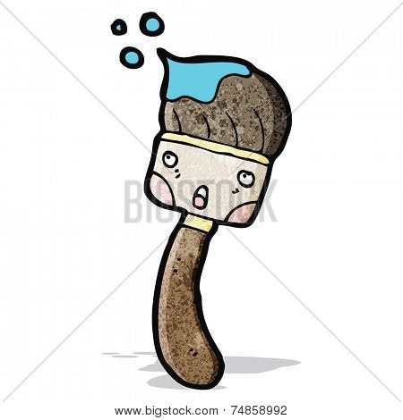 cartoon paint brush