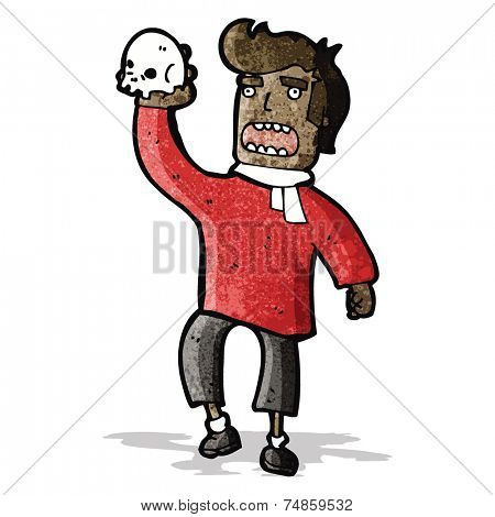 cartoon shakespearean actor