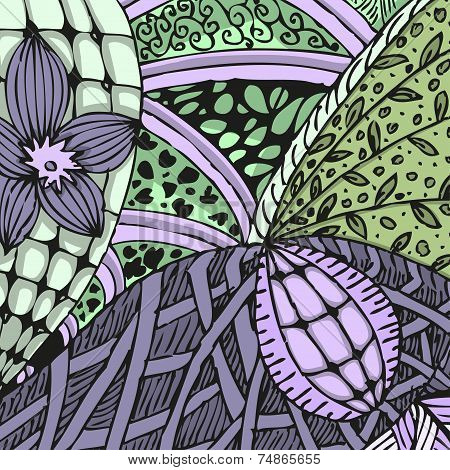 Abstract doodle background