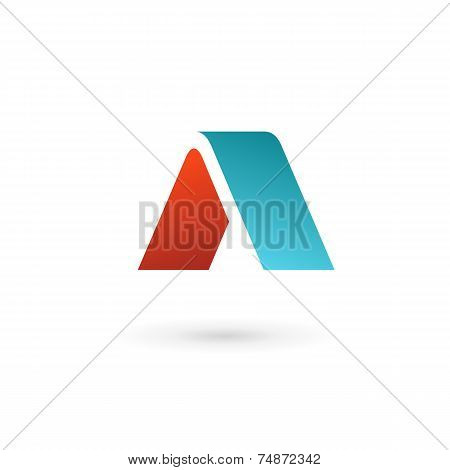 Letter A Logo Icon Design Template Elements