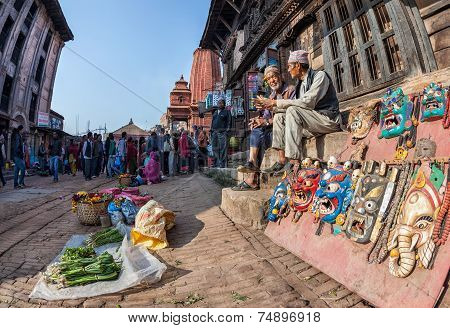 Market In Bhaktapur