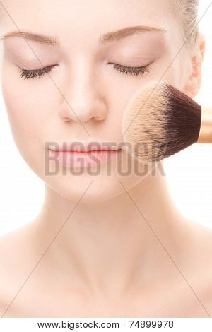 Young beauty woman portrait
