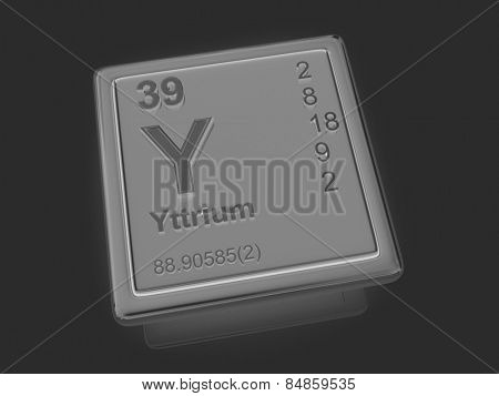 Yttrium. Chemical element. 3d