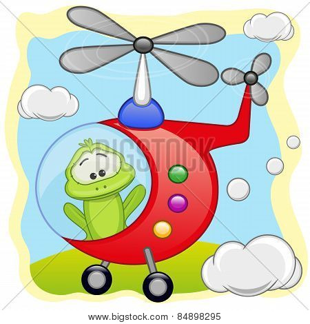 Frog In Helicopter