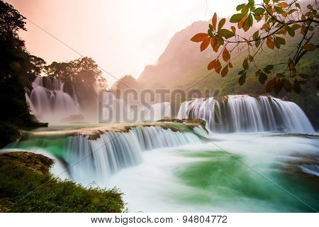 Bangioc - Detian waterfall in Caobang, Vietnam