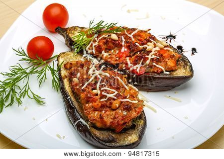 Eggplant Stuffed Minced Meat