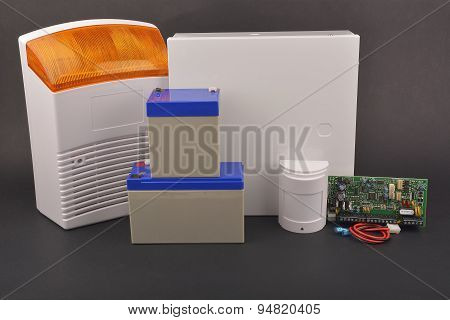 Security Alarm Systems. Industrial Or House Alarm