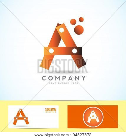 Letter A 3D Logo