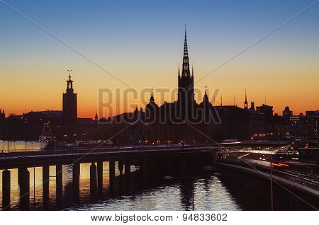 Stockholm sunset