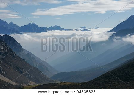 China Sichuan Aba road scenery