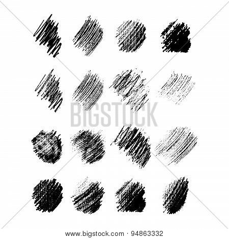 Vector Set Of Pencil Drawing