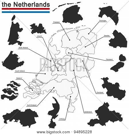 The Netherlands And Provinces