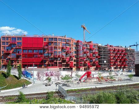 Berlin modern architecture in Kreuzberg Schoeneberg -