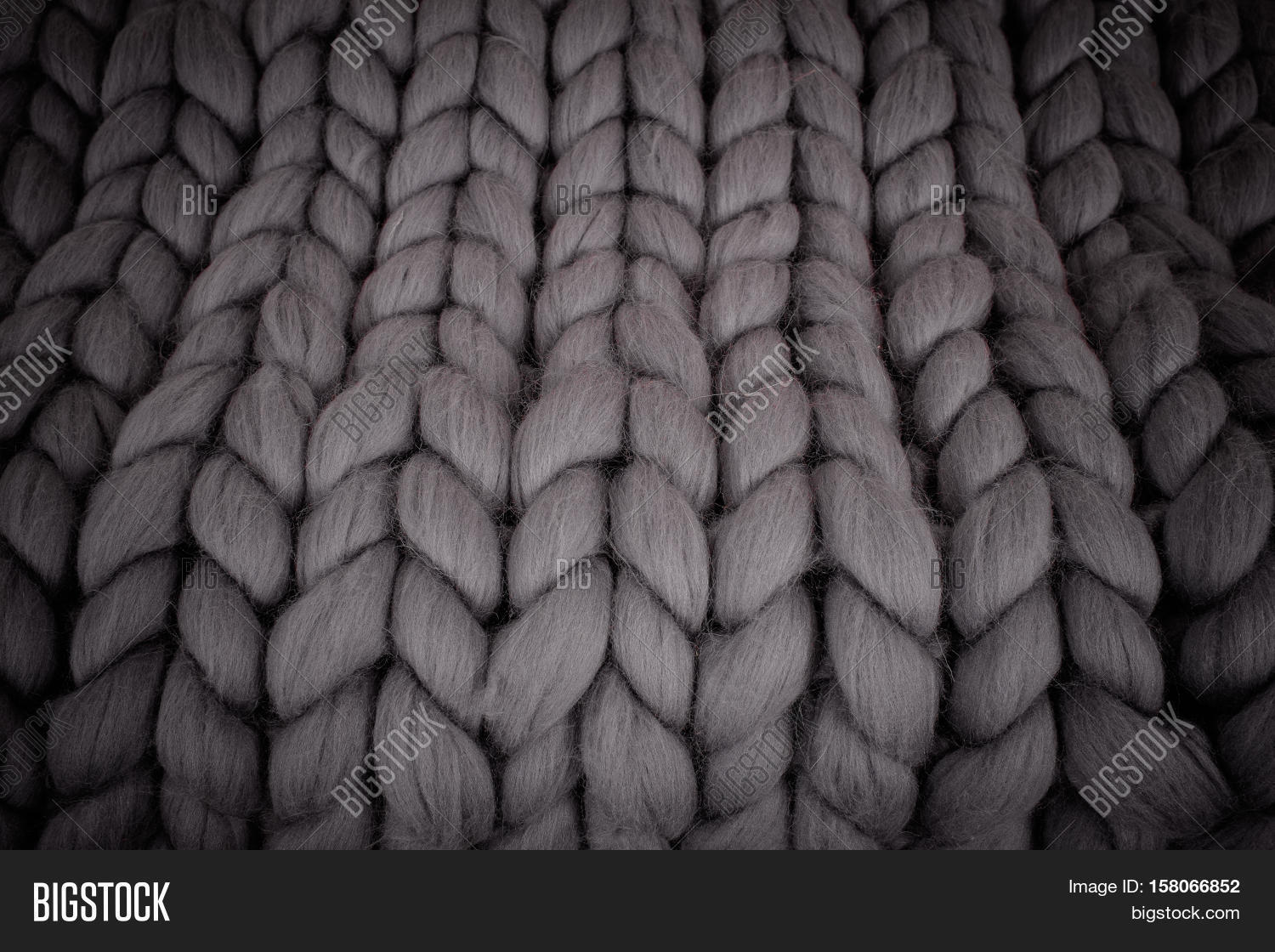 Large Folded Gray Knit Image & Photo (Free Trial) Bigstock