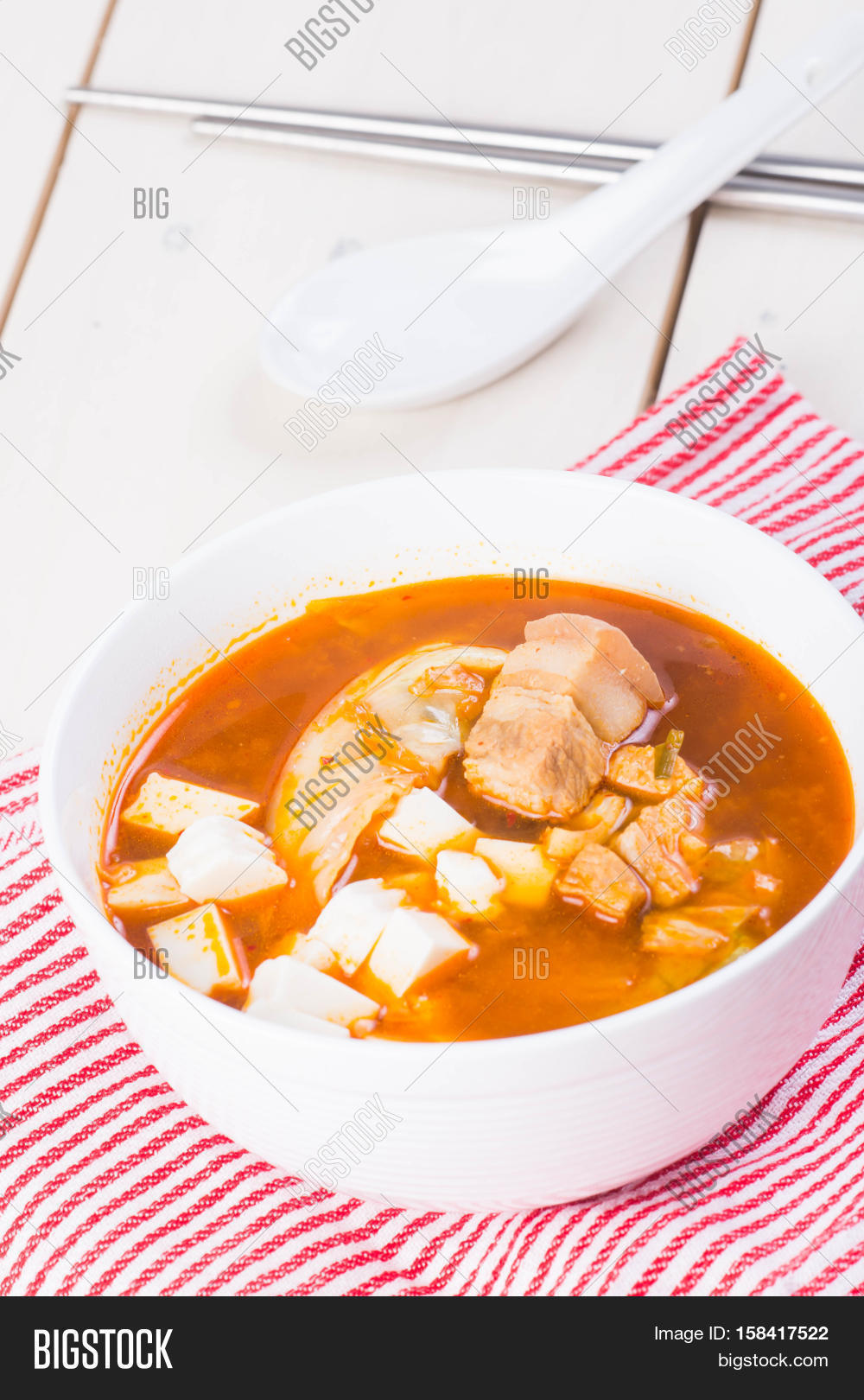 Kimchi Soup Pork Belly Image & Photo (Free Trial) Bigstock