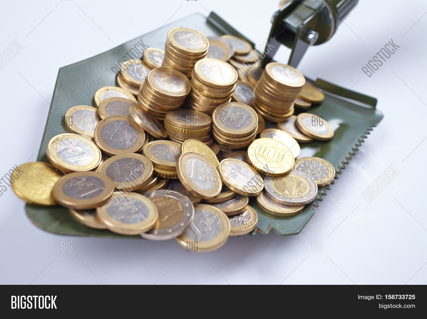 Shovel Money Image & Photo (Free Trial) Bigstock