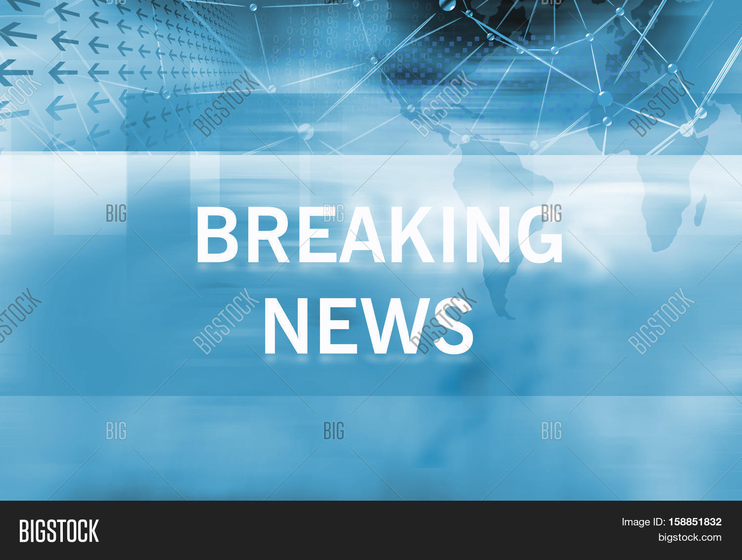 Graphical Breaking News Background With Text Blue Theme White Graphical Breaking News Background With Text Blue Theme White