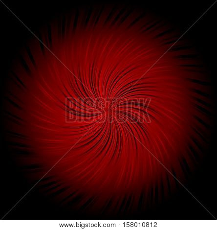 Black and Red Rotating Pattern, Vector, Background