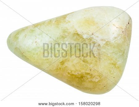 Tumbled Datolite Stone Isolated
