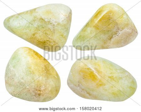 Set Of Various Polished Datolite Gemstones