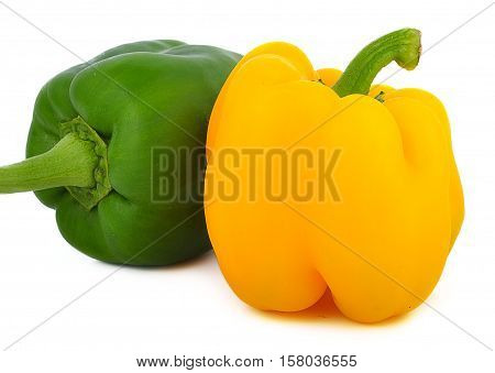 vegetable Fresh peppers isolated on white background
