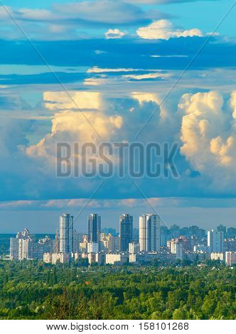 City Under The Heavy Clouds