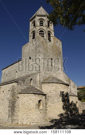 Church of La Garde-Adhemar Rhone-Alpes Ardeche France